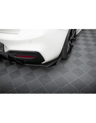 Splitters posteriori laterali Street Pro V.2 + Flaps for BMW 1 F20 M140i  (Cod. M-BM1F20FMCNC-RSD2B+