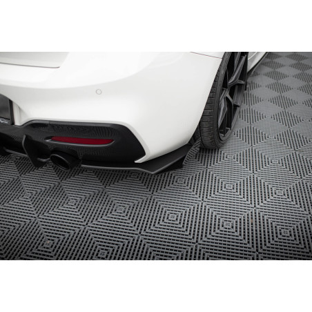 Splitters posteriori laterali Street Pro V.2 + Flaps for BMW 1 F20 M140i  (Cod. M-BM1F20FMCNC-RSD2B+