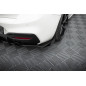 Splitters posteriori laterali Street Pro V.2 + Flaps for BMW 1 F20 M140i  (Cod. M-BM1F20FMCNC-RSD2B+