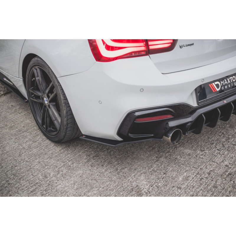 Splitters posteriori laterali Street Pro V.3 for BMW 1 F20 M140i  (Cod. M-BM1F20FMCNC-RSD3B)