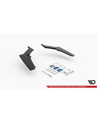 Splitters posteriori laterali Street Pro V.3 for BMW 1 F20 M140i  (Cod. M-BM1F20FMCNC-RSD3B)