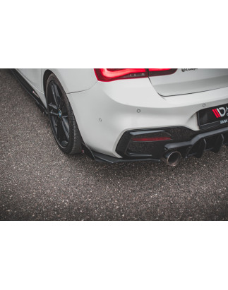 Splitters posteriori laterali Street Pro V.3 + Flaps for BMW 1 F20 M140i  (Cod. M-BM1F20FMCNC-RSD3B+