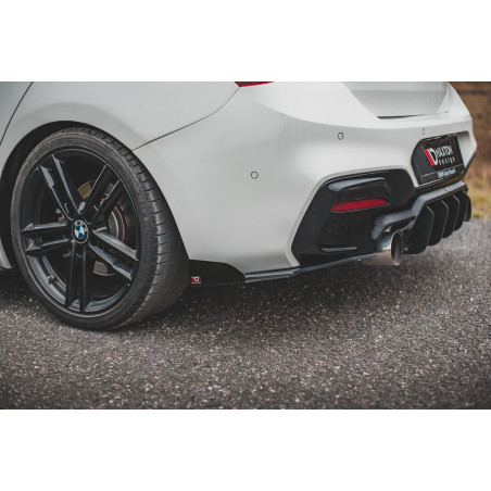 Splitters posteriori laterali Street Pro V.3 + Flaps for BMW 1 F20 M140i  (Cod. M-BM1F20FMCNC-RSD3B+