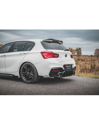 Splitters posteriori laterali Street Pro V.3 + Flaps for BMW 1 F20 M140i  (Cod. M-BM1F20FMCNC-RSD3B+