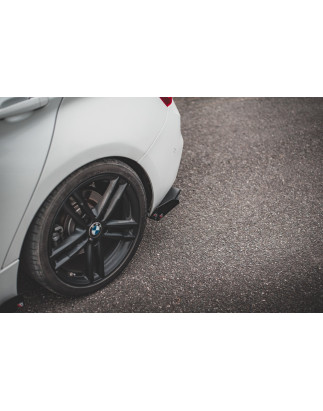 Splitters posteriori laterali Street Pro V.3 + Flaps for BMW 1 F20 M140i  (Cod. M-BM1F20FMCNC-RSD3B+