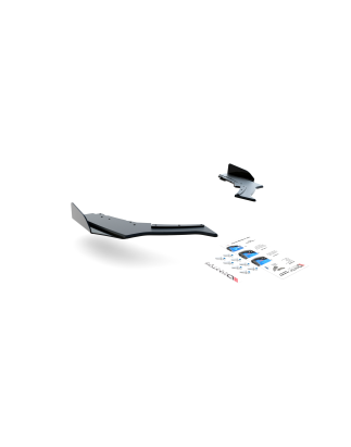 Splitters posteriori laterali Street Pro V.3 + Flaps for BMW 1 F20 M140i  (Cod. M-BM1F20FMCNC-RSD3B+