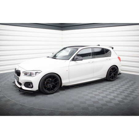 Diffusori minigonne street pro V.2 + Flaps for BMW 1 F20 M135i / M140i / M-Pack (Cod. M-BM1F20FMCNC-