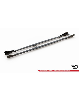 Diffusori minigonne street pro V.2 + Flaps for BMW 1 F20 M135i / M140i / M-Pack (Cod. M-BM1F20FMCNC-