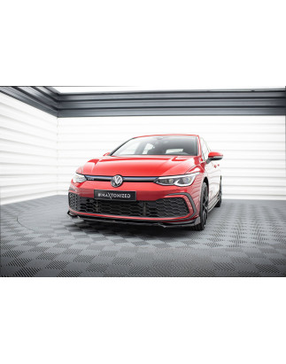 SPLITTER ANTERIORE V.2 + Flaps Volkswagen Golf GTI / GTE / GTD / R-Line Mk8 (Cod. M-VW-GO-8-GTI-FD2G