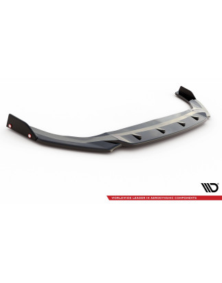 SPLITTER ANTERIORE V.2 + Flaps Volkswagen Golf GTI / GTE / GTD / R-Line Mk8 (Cod. M-VW-GO-8-GTI-FD2G