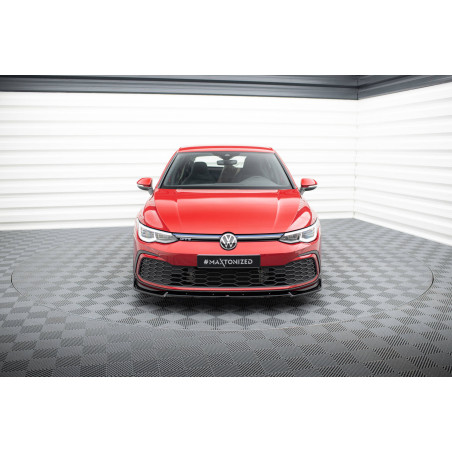 SPLITTER ANTERIORE V.3 + Flaps Volkswagen Golf GTI / GTE / GTD / R-Line Mk8 (Cod. M-VW-GO-8-GTI-FD3G