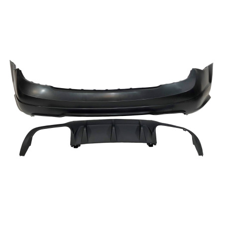 Paraurti Posteriore Mercedes W204 11-13 2-4P Look AMG C63 Sensori (Cod. E-TCM0078)