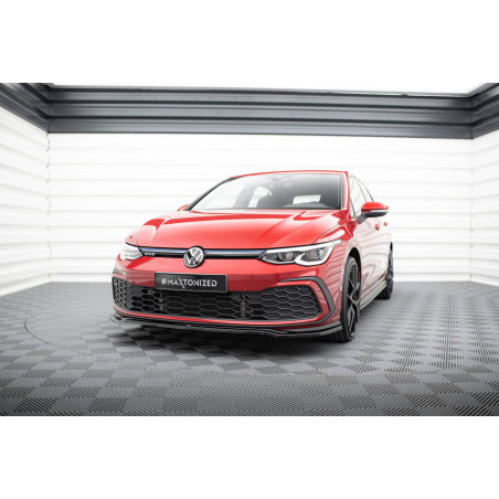 SPLITTER ANTERIORE V.4 Volkswagen Golf GTI / GTE / GTD / R-Line Mk8 (Cod. M-VW-GO-8-GTI-FD4G)
