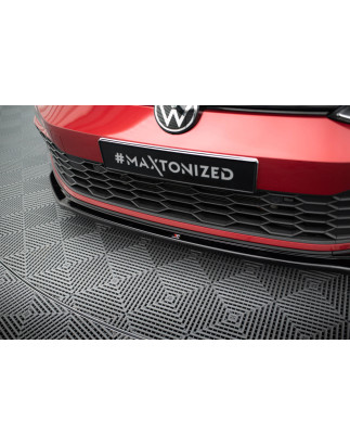 SPLITTER ANTERIORE V.4 Volkswagen Golf GTI / GTE / GTD / R-Line Mk8 (Cod. M-VW-GO-8-GTI-FD4G)