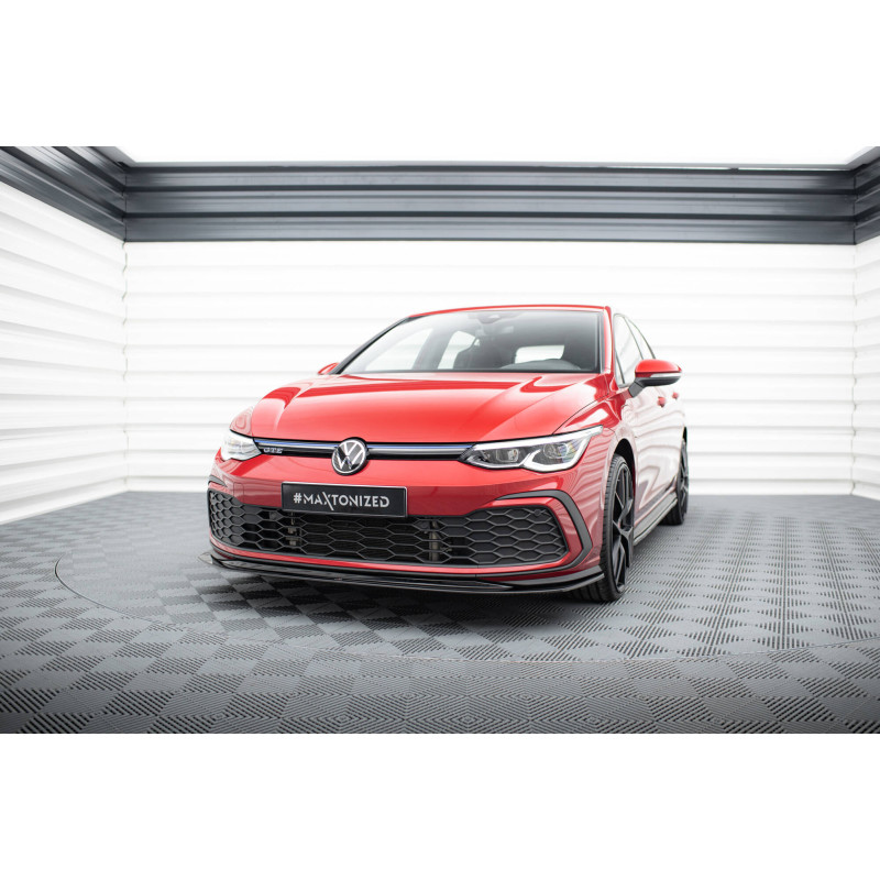 SPLITTER ANTERIORE V.5 Volkswagen Golf GTI / GTE / GTD / R-Line Mk8 (Cod. M-VW-GO-8-GTI-FD5G)