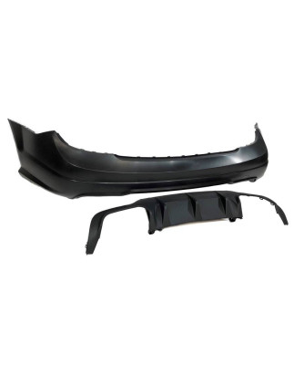 Paraurti Posteriore Mercedes W204 11-13 2-4P Look AMG C63 Sensori (Cod. E-TCM0078)