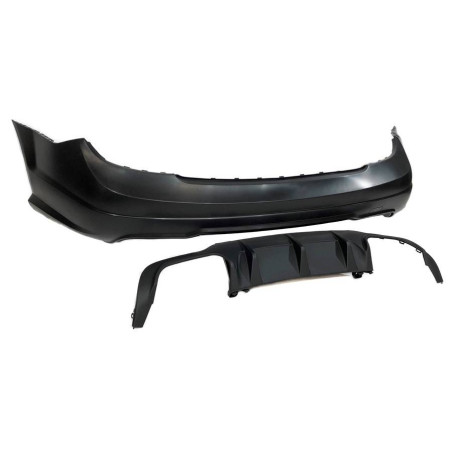 Paraurti Posteriore Mercedes W204 11-13 2-4P Look AMG C63 Sensori (Cod. E-TCM0078)