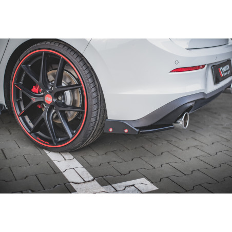 Splitters posteriori laterali V.2 + Flaps Volkswagen Golf GTI / GTE Mk8 (Cod. M-VW-GO-8-GTI-RSD2G+RS
