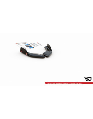Splitters posteriori laterali V.2 + Flaps Volkswagen Golf GTI / GTE Mk8 (Cod. M-VW-GO-8-GTI-RSD2G+RS