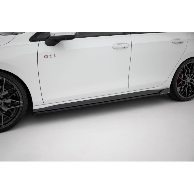 Diffusori minigonne V.2 + Flaps Volkswagen Golf GTI / GTE / GTI Clubsport / GTD / R-Line Mk8 (Cod. M