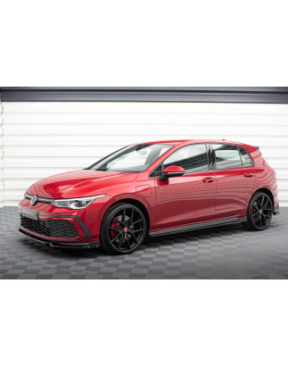 Diffusori minigonne V.2 + Flaps Volkswagen Golf GTI / GTE / GTI Clubsport / GTD / R-Line Mk8 (Cod. M