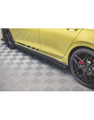 Diffusori minigonne V.2 + Flaps Volkswagen Golf GTI / GTE / GTI Clubsport / GTD / R-Line Mk8 (Cod. M