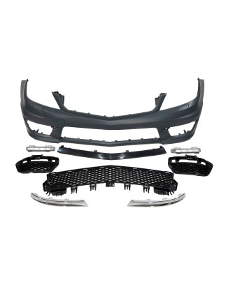 Paraurti Anteriore Mercedes W204 Coupe / 4 Porte 2007-2013 look AMG C63 (Cod. E-TCM0077)