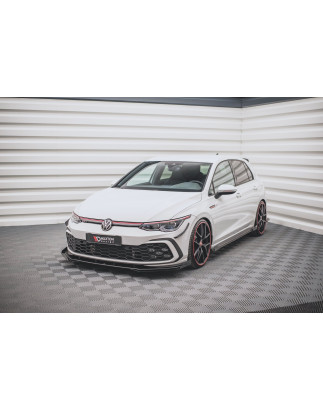 paraurti anteriore Wings (Canards) Volkswagen Golf GTI Mk8 (Cod. M-VW-GO-8-GTI-CAN1)