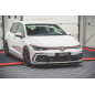 SPLITTER ANTERIORE street pro Volkswagen Golf GTI / GTE / GTD / R-Line Mk8 (Cod. M-VWGO8GTICNC-FD1B)