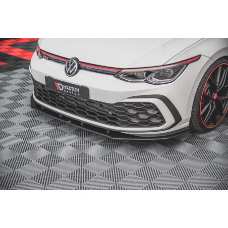 SPLITTER ANTERIORE street pro Volkswagen Golf GTI / GTE / GTD / R-Line Mk8 (Cod. M-VWGO8GTICNC-FD1B)
