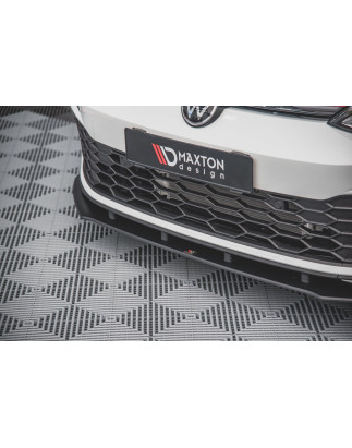 SPLITTER ANTERIORE street pro Volkswagen Golf GTI / GTE / GTD / R-Line Mk8 (Cod. M-VWGO8GTICNC-FD1B)