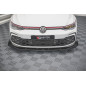 SPLITTER ANTERIORE street pro + Flaps Volkswagen Golf GTI / GTE / GTD / R-Line Mk8 (Cod. M-VWGO8GTIC
