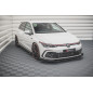 SPLITTER ANTERIORE street pro + Flaps Volkswagen Golf GTI / GTE / GTD / R-Line Mk8 (Cod. M-VWGO8GTIC