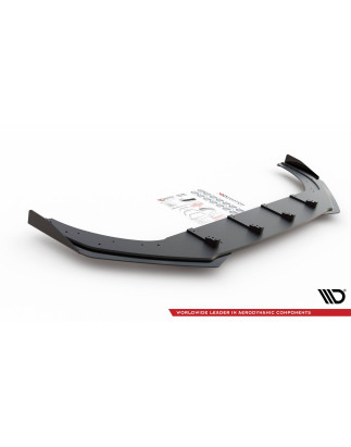 SPLITTER ANTERIORE street pro + Flaps Volkswagen Golf GTI / GTE / GTD / R-Line Mk8 (Cod. M-VWGO8GTIC