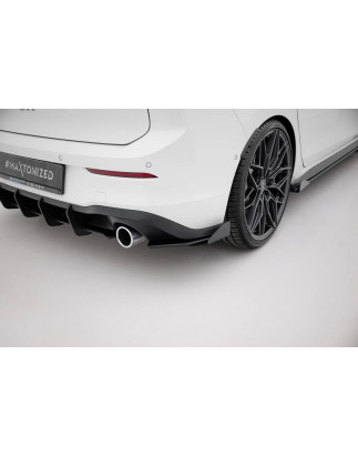 Splitters posteriori laterali Street Pro + Flaps Volkswagen Golf GTI / GTE / R-Line Mk8 (Cod. M-VWGO