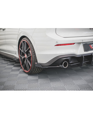 Splitters posteriori laterali Street Pro + Flaps Volkswagen Golf GTI / GTE / R-Line Mk8 (Cod. M-VWGO