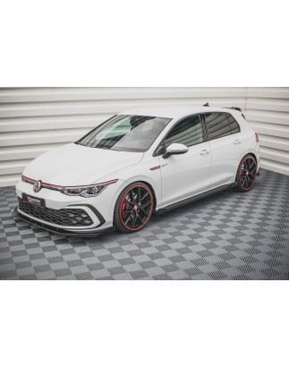 Diffusori minigonne street pro + Flaps Volkswagen Golf GTI / GTE / GTI Clubsport / R-Line Mk8 (Cod. 