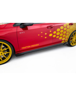 Diffusori minigonne street pro + Flaps Volkswagen Golf GTI / GTE / GTI Clubsport / R-Line Mk8 (Cod. 
