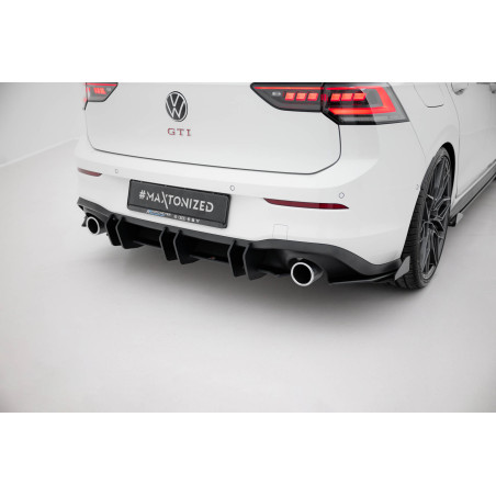 DIFFUSORE POSTERIORE street pro V.2 Volkswagen Golf GTI Mk8 (Cod. M-VWGO8GTICNC-RS2B)