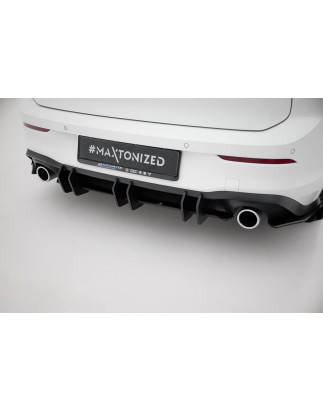 DIFFUSORE POSTERIORE street pro V.2 Volkswagen Golf GTI Mk8 (Cod. M-VWGO8GTICNC-RS2B)