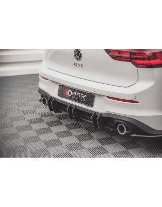 DIFFUSORE POSTERIORE street pro V.2 Volkswagen Golf GTI Mk8 (Cod. M-VWGO8GTICNC-RS2B)
