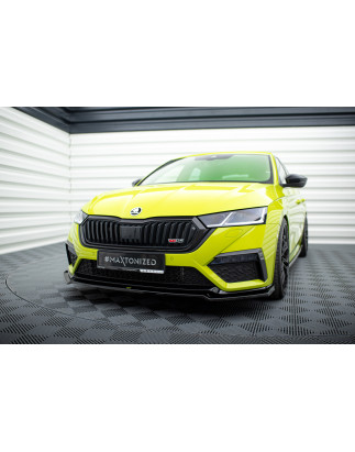 SPLITTER ANTERIORE V.2 Skoda Octavia RS Mk4 (Cod. M-SK-OC-4-RS-FD2G)