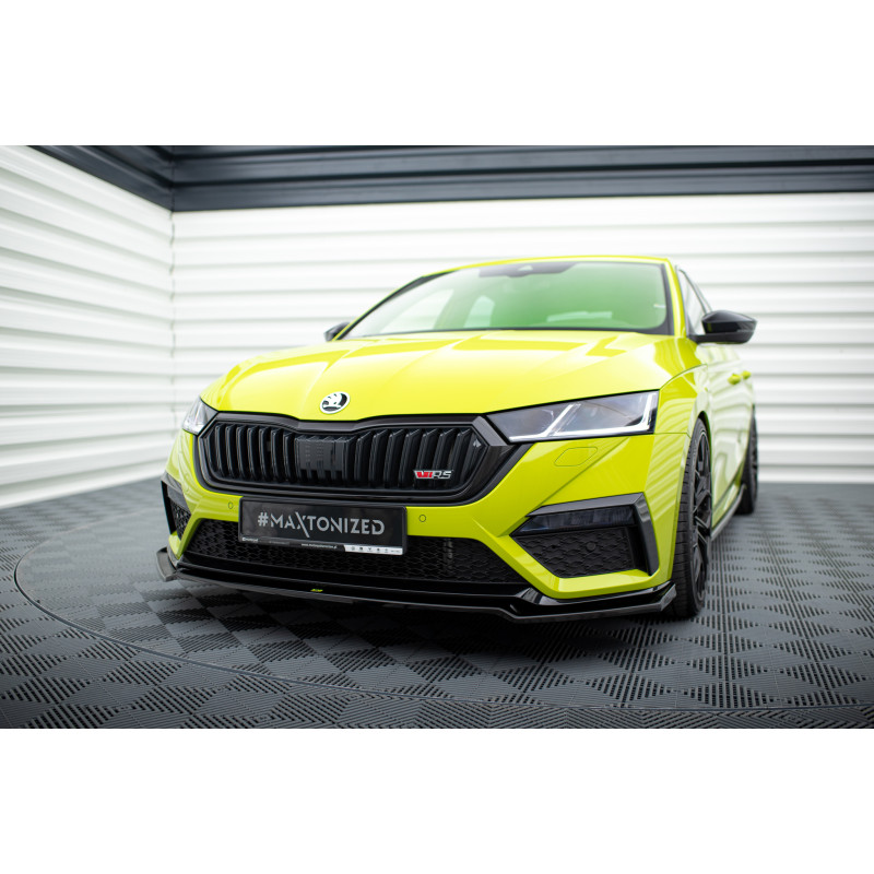 SPLITTER ANTERIORE V.2 Skoda Octavia RS Mk4 (Cod. M-SK-OC-4-RS-FD2G)