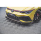 SPLITTER ANTERIORE V.1 + Flaps Volkswagen Golf GTI Clubsport Mk8 (Cod. M-VW-GO-8-GTI-CS-FD1G+FSF)