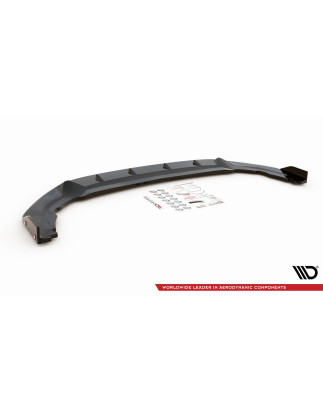 SPLITTER ANTERIORE V.1 + Flaps Volkswagen Golf GTI Clubsport Mk8 (Cod. M-VW-GO-8-GTI-CS-FD1G+FSF)