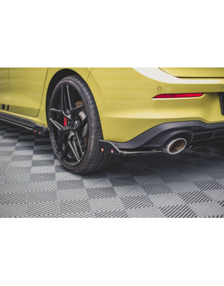 Splitters posteriori laterali V.1 + Flaps Volkswagen Golf GTI Clubsport Mk8 (Cod. M-VW-GO-8-GTI-CS-R