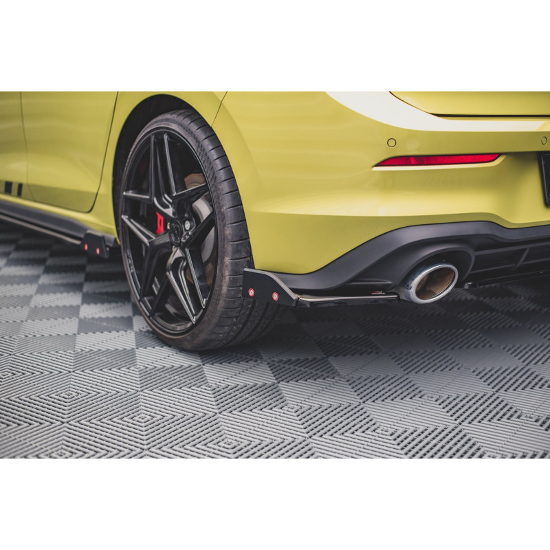 Splitters posteriori laterali V.1 + Flaps Volkswagen Golf GTI Clubsport Mk8 (Cod. M-VW-GO-8-GTI-CS-R