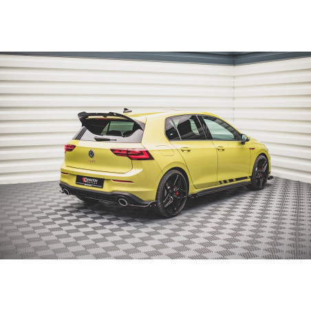 Splitters posteriori laterali V.1 + Flaps Volkswagen Golf GTI Clubsport Mk8 (Cod. M-VW-GO-8-GTI-CS-R