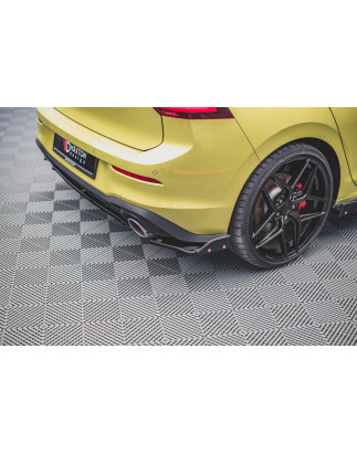 Splitters posteriori laterali V.1 + Flaps Volkswagen Golf GTI Clubsport Mk8 (Cod. M-VW-GO-8-GTI-CS-R