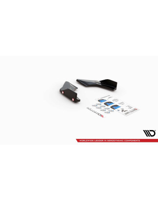 Splitters posteriori laterali V.1 + Flaps Volkswagen Golf GTI Clubsport Mk8 (Cod. M-VW-GO-8-GTI-CS-R